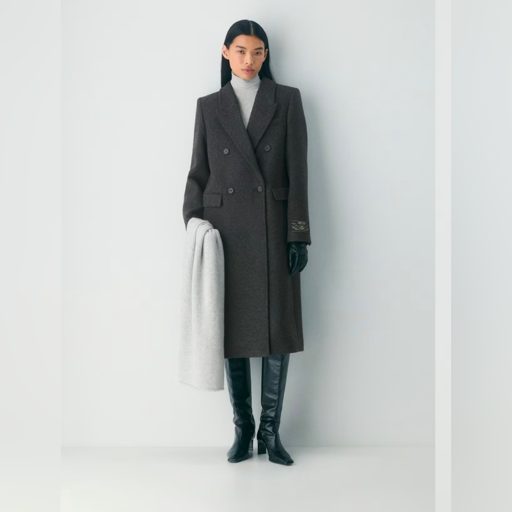 Babaton The Constant Coat in Dark Gray Size M NWT